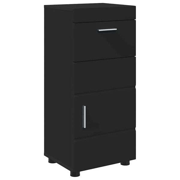 vidaXL Badezimmerschrank-Set TULUM Schwarz 37 x 31,5 x 82 cm