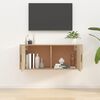 vidaXL TV-Wandschrank Sonoma-Eiche 100x34,5x40 cm