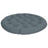 vidaXL Papasan-Sessel-Kissen VIANEN 100 % Polyester Blau &Oslash; 130 x 12 cm