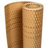 vidaXL Balkon-Sichtschutz Hellbraun 1000x100 cm Poly Rattan
