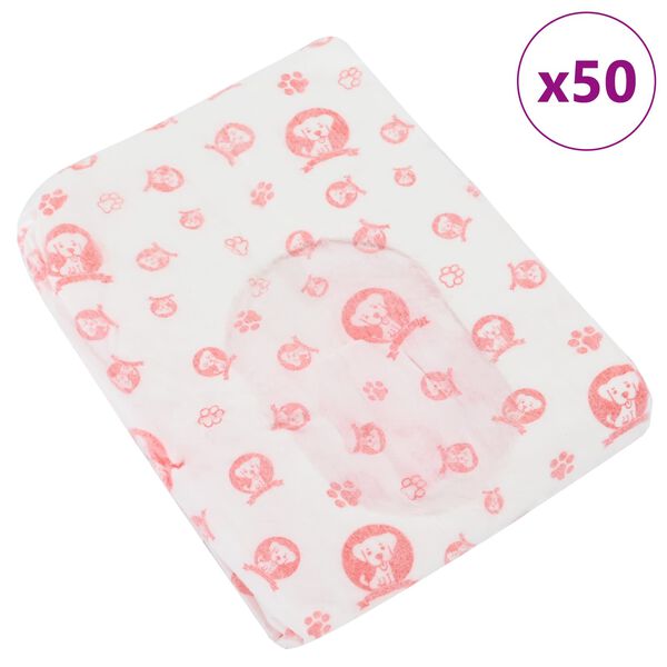 vidaXL Wegwerf-Hundewindel f&uuml;r H&uuml;ndinnen 50 pcs Wei&szlig; L
