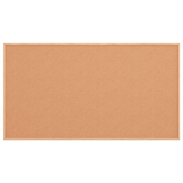 vidaXL Korktafel mit Rahmen aus massivem Kiefernholz 100 x 55 cm