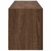 vidaXL Bad-Wandschrank Braun Eichen-Optik 100x25x30 cm Holzwerkstoff