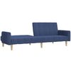 vidaXL Schlafsofa 2-Sitzer Blau Stoff