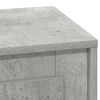 vidaXL Nachttisch Beton Grau 44 x 34,5 x 45 cm Holzwerkstoff