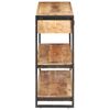 vidaXL Sideboard 120x30x75 cm Raues Mango-Massivholz