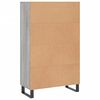 vidaXL Highboard Grau Sonoma 69,5x31x115 cm Holzwerkstoff