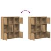 vidaXL B&uuml;cherregal Artisan-Eiche 89x24x101,5 cm Holzwerkstoff