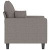 vidaXL Sessel Taupe 60 cm Stoff