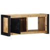 vidaXL TV-Schrank 80x30x35 cm Raues Massivholz Mango
