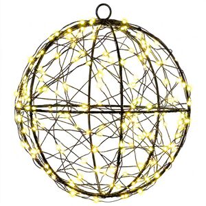 vidaXL Weihnachts-Finial-Licht 200 LEDs Warmes Wei&szlig;