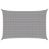 vidaXL Sonnensegel Anthrazit und Wei&szlig; 3 x 5 m HDPE