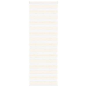 vidaXL Doppelrollo Marmorbeige 85x200 cm Stoffbreite 80,9 cm Polyester
