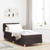 vidaXL Boxspringbett mit Matratze Dunkelbraun 80 x 200 cm Stoff