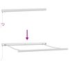vidaXL Einziehbare Markise Mehrfarbig 350 x 250 cm Stoff und Metall