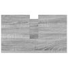 vidaXL Waschbeckenunterschrank Grau Sonoma 60x34,5x60 cm