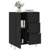 vidaXL Sideboard Schwarz 69,5x34x90 cm Holzwerkstoff