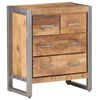 vidaXL Sideboard 60x35x70 cm Raues Mangoholz