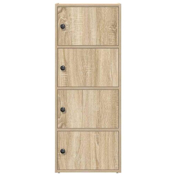 vidaXL B&uuml;cherregal Sonoma-Eiche 40x24x102 cm Holzwerkstoff