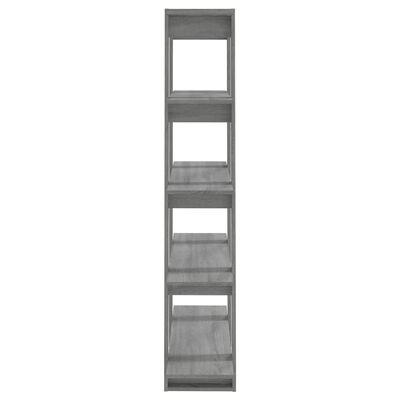 vidaXL Bücherregal/Raumteiler Grau Sonoma 100×30×160 cm