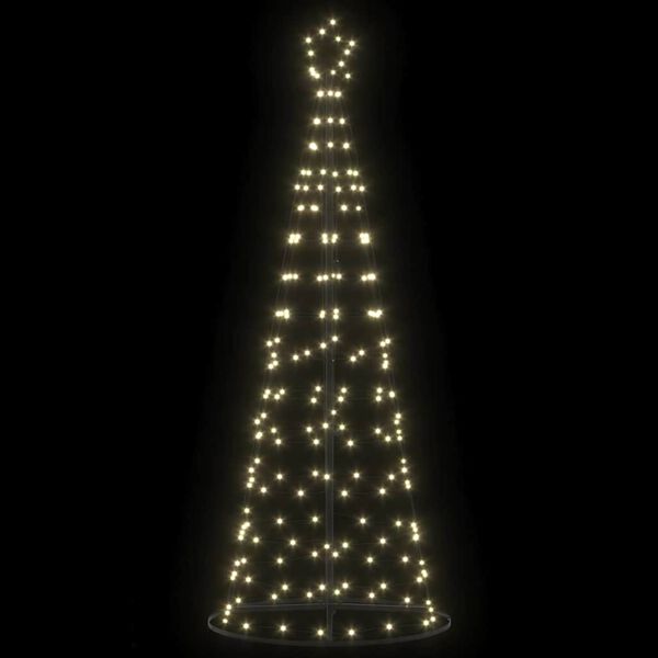 vidaXL LED-Weihnachtsbaum mit 390 LEDs Warmes Weiß 250 cm Eisen