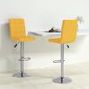 vidaXL Barhocker 2 Stk. Senfgelb Stoff