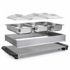Tristar Buffet-Speisenw&auml;rmer 300 W 6,8 L Edelstahl Silbern