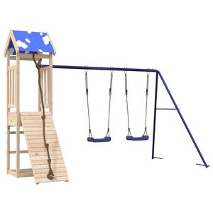 vidaXL Spielturm Massivholz Kiefer