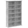 vidaXL CD Regal Betongrau 60 x 17 x 92 cm Holzwerkstoff