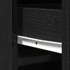 vidaXL Highboard Schwarz Eichen-Optik 40 x 40,5 x 135 cm Holzwerkstoff