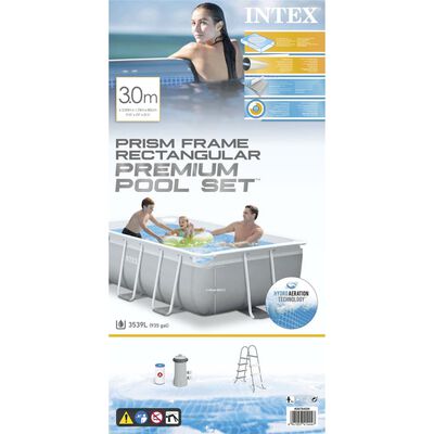 Intex Pool-Set Prism Frame Rechteckig 300x175x80 cm