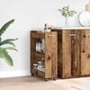 vidaXL Cabinet mit Rad Altholz 60 x 22 x 79 cm Holzwerkstoff