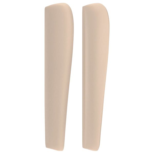 vidaXL Kopfteil mit Ohren Cappuccino-Braun 83x23x118/128 cm Kunstleder