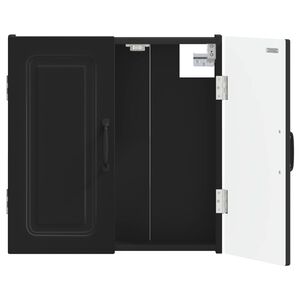 vidaXL Dartboard Schrank UTRECHT Schwarz 52,5 x 10,5 x 53,5 cm