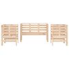 vidaXL 3-tlg. Garten-Lounge-Set Massivholz Kiefer