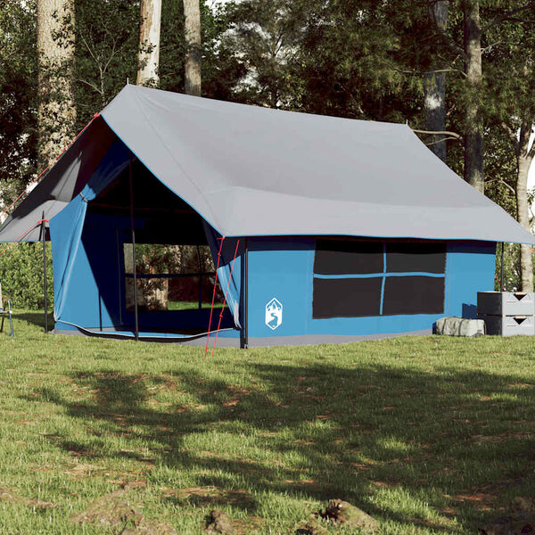 vidaXL Campingzelt 5 Personen Blau Wasserdicht
