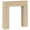 vidaXL Kaminumrandung Sonoma-Eiche 102 x 18 x 100,5 cm Holzwerkstoff