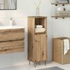 vidaXL Badschrank Artisan-Eiche 30x30x100 cm Holzwerkstoff