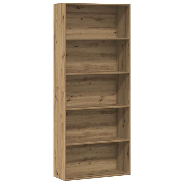 vidaXL B&uuml;cherregal Artisan-Eiche 80x30x189 cm Holzwerkstoff