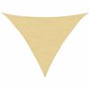 vidaXL Sonnensegel Sandfarbe 2,5x2,5x3,5 m 100% Polyester Oxford
