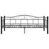 vidaXL Tagesbett-Rahmen Schwarz Metall 90&times;200 cm