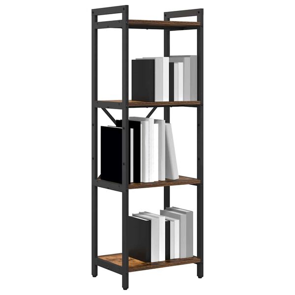 vidaXL B&uuml;cherregal Ger&auml;ucherte Eiche 40 x 30 x 85 cm Holzwerkstoff