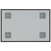vidaXL Magnettafel Wandmontage Schwarz 40x30 cm Hartglas