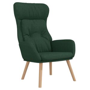 vidaXL Relaxsessel Dunkelgr&uuml;n Stoff