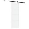 vidaXL Schiebet&uuml;r ORKDAL 83 x 232 cm Massives Kiefernholz Wei&szlig;