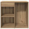 vidaXL Kosmetikschrank Artisan-Eiche 80x40x75 cm Holzwerkstoff