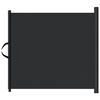 vidaXL Haustier-Barriere Ausziehbar Schwarz 102,5x125 cm