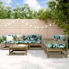 vidaXL 6-tlg. Garten-Lounge-Set mit Kissen Impr&auml;gniertes Kiefernholz