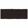 vidaXL Tischplatte 160x60x(2-4) cm Massivholz Behandelt Baumkante
