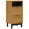 vidaXL Nachttisch FLAM 40x35x80 cm Massivholz Kiefer